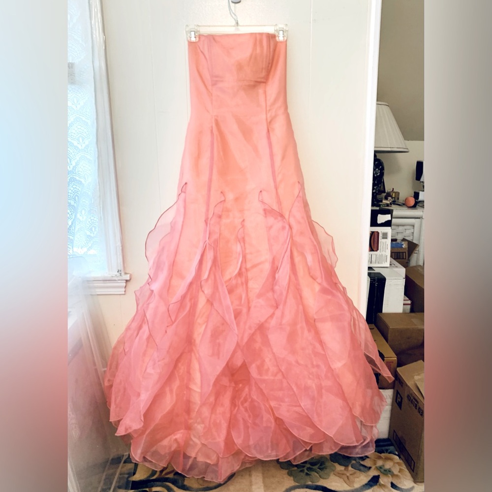 COPY - Prom Barbie Vintage Jessica McClintock Gunne Sax Strapless Princess Dres…